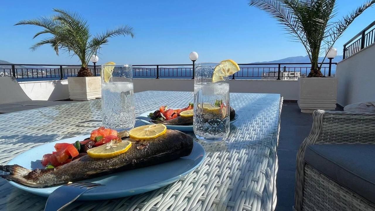 Teuta- Luxury Penthouse 200M2 Apartment Sarande Luaran gambar