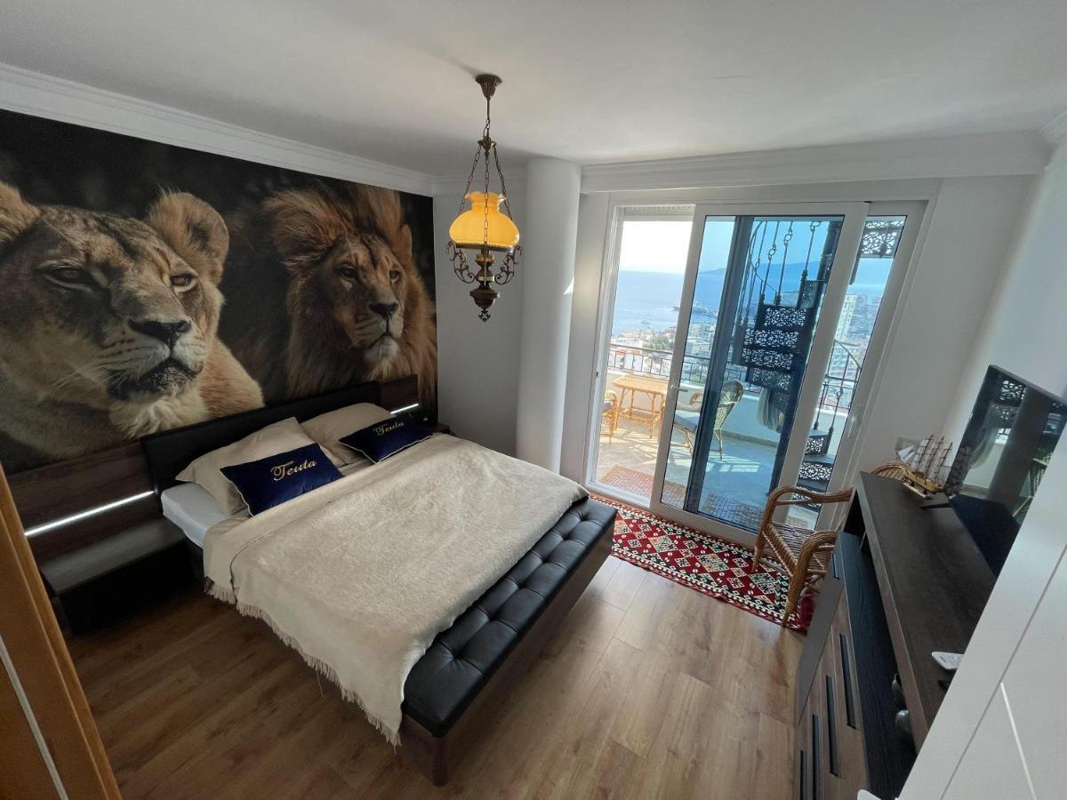 Teuta- Luxury Penthouse 200M2 Apartment Sarande Luaran gambar